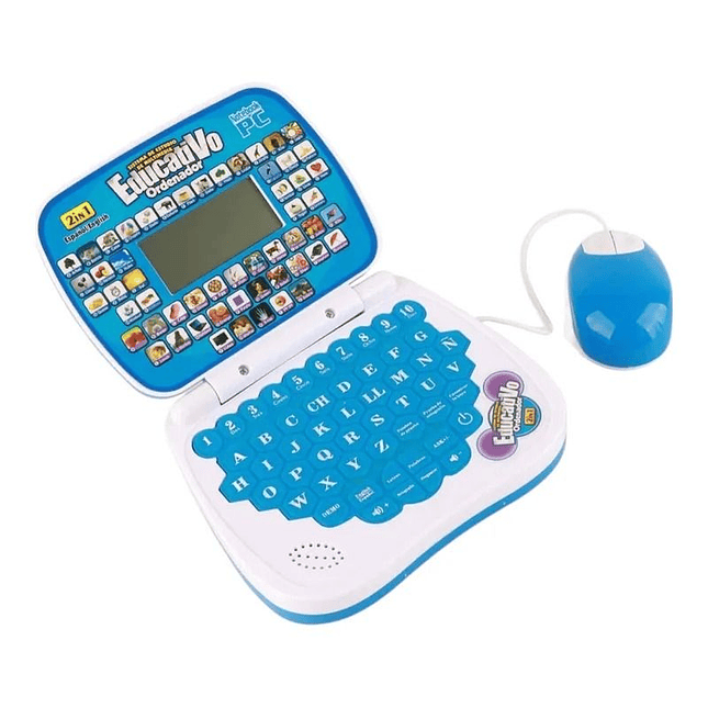 Mini Computadora Educativa 2 en 1 para Niños – Recargable con Mouse 1
