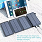 Power Bank Solar 20.000 mAh – Cargador Portátil con 4 Paneles Solares - Miniatura 2
