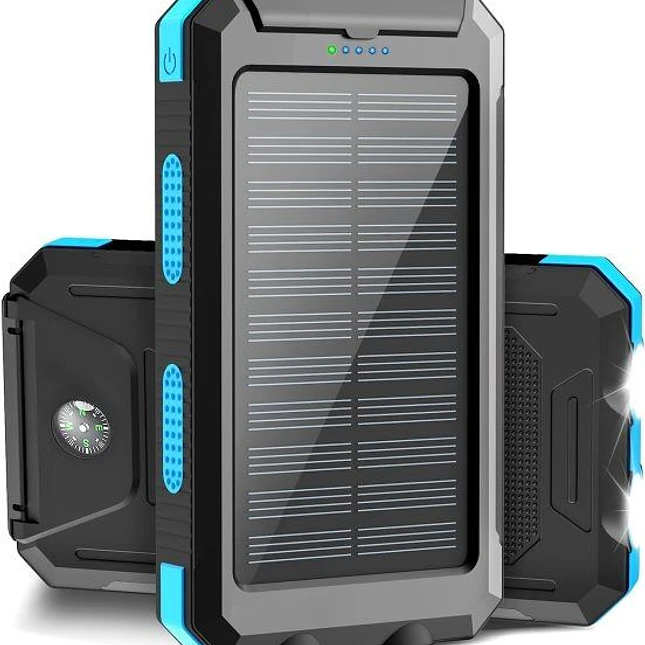Power Bank Solar G2 20.000 mAh – Con Brújula y Linterna LED 1