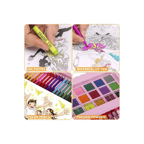 Set de Dibujo Super Mega Art Set – 208 piezas