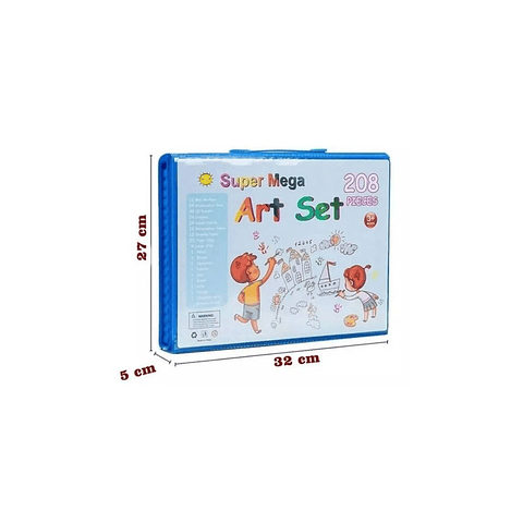 Set de Dibujo Super Mega Art Set – 208 piezas