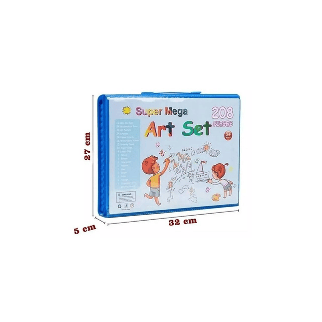 Set de Dibujo Super Mega Art Set – 208 piezas 2