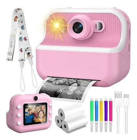 Cámara Digital con Impresora Instantánea  Fotos al Momento