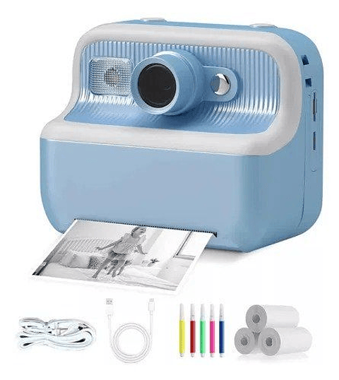 Cámara Digital Infantil con Impresora Instantánea  Fotos al Momento