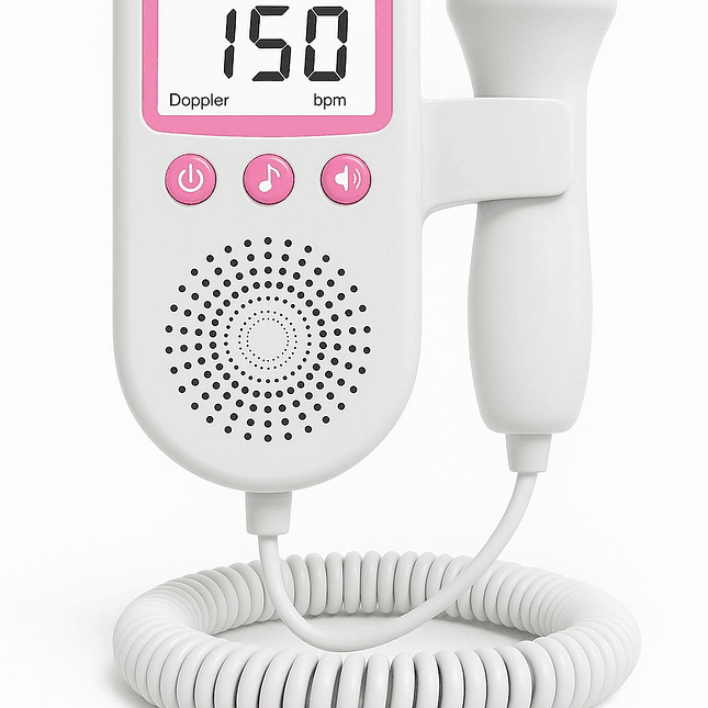 Doppler Fetal Portátil  Escucha los latidos del corazón 1