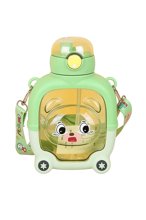 Termo botilito para agua de oso Verde
