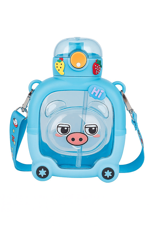 Termo botilito para agua de oso Azul