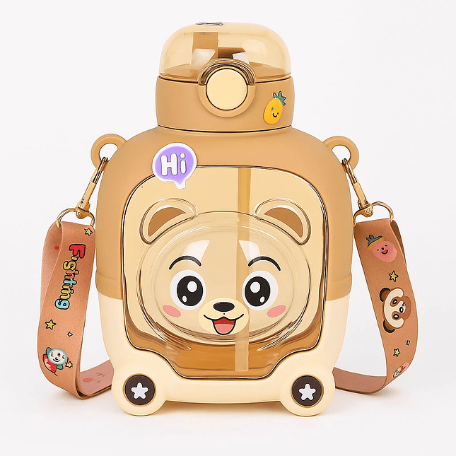 Termo botilito para agua de oso Cafe 1