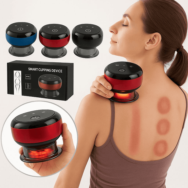 Dispositivo de Terapia con Ventosas Inteligente  Masajeador Portátil 2