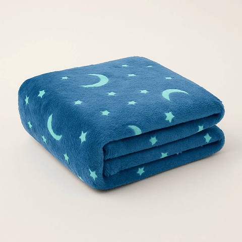 Cobija Luminosa Mágica  Suave Acolchada y Brillante en la Oscuridad