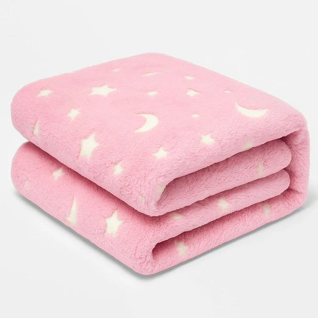 Cobija Luminosa Mágica  Suave Acolchada y Brillante en la Oscuridad 3