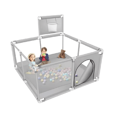 Corral de Juegos para Bebé 128 x 128 cm – Seguro y Resistente
