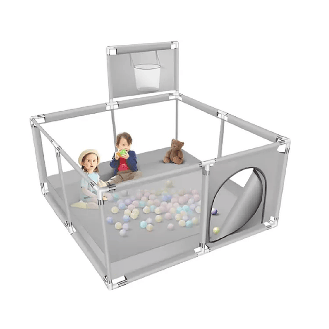 Corral de Juegos para Bebé 128 x 128 cm – Seguro y Resistente 1