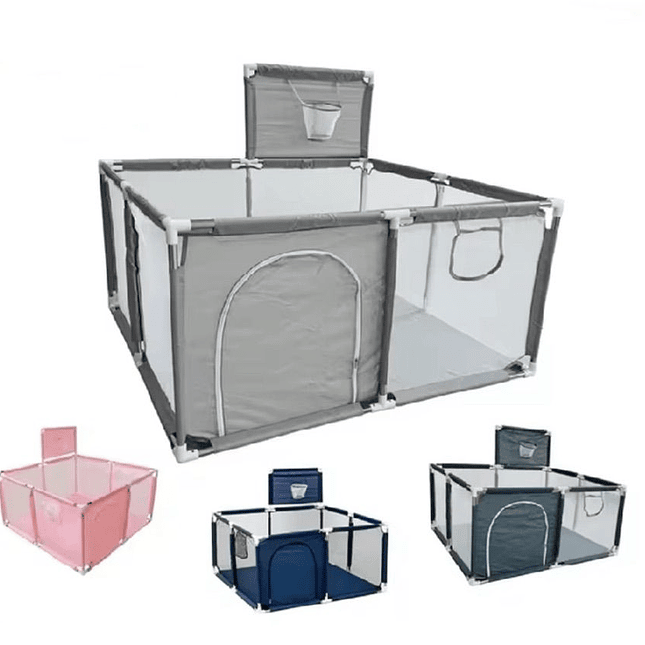 Corral de Juegos para Bebé 128 x 128 cm – Seguro y Resistente 2