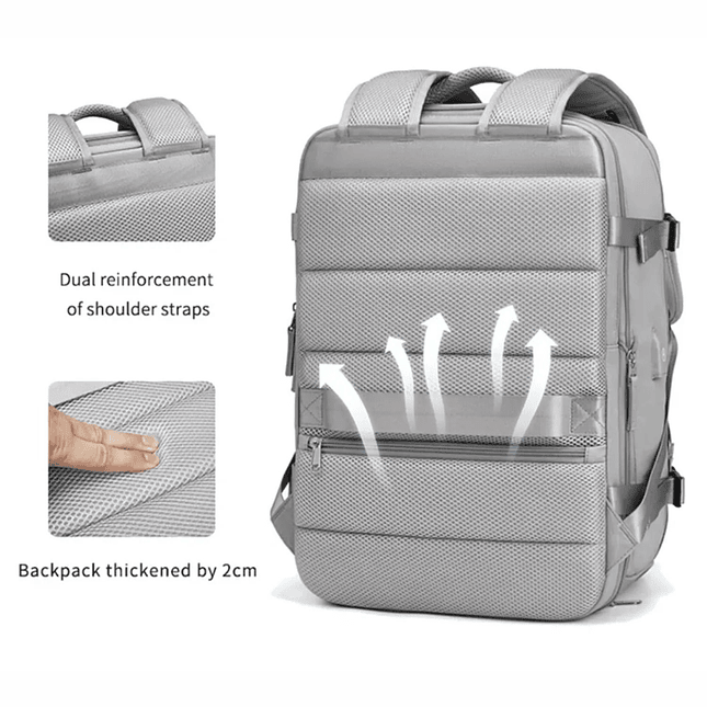 Mochila de Viaje Grande para Mujer y Hombre  35L Aprobada para Avión 2