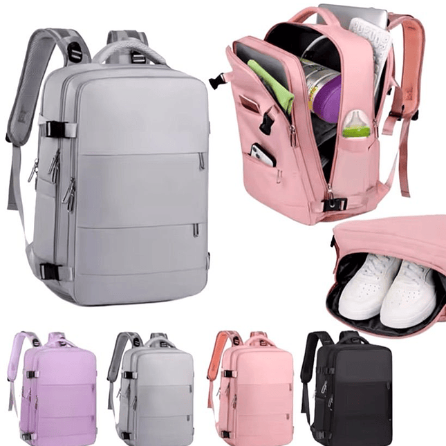 Mochila de Viaje Grande para Mujer y Hombre  35L Aprobada para Avión 3