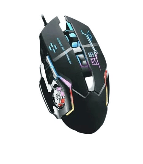 Mouse Gamer Q6 Inalámbrico Recargable con Luces RGB