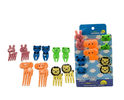 Set de Tenedores y Picks Infantiles para Lonchera