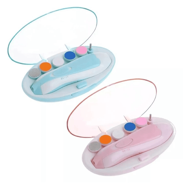 Lima de Uñas Eléctrica 6 en 1 para Bebés y Niños - rosa 2