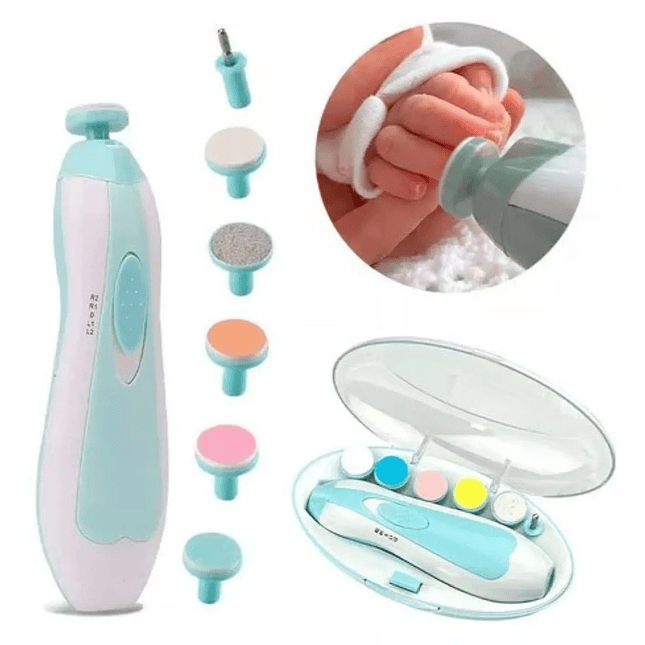 Lima de Uñas Eléctrica 6 en 1 para Bebés y Niños - rosa 4