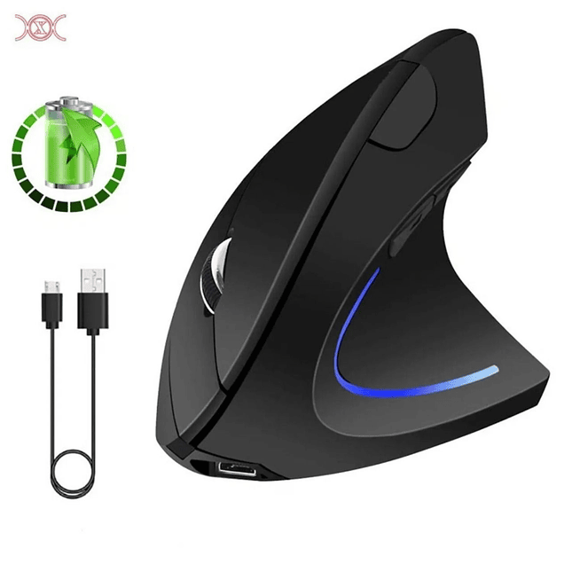 Mouse Ergonomico Recargable Inalambrico  USB 1