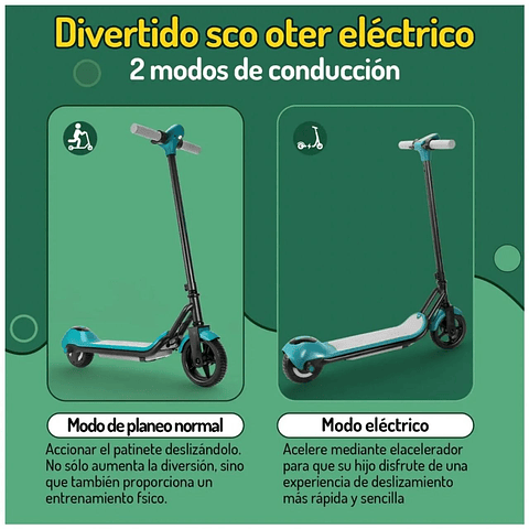 Scooter Eléctrico Infantil con Parlante Bluetooth