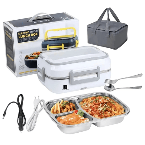 Lonchera Eléctrica Portacomidas 15L  Para Hogar y Carro