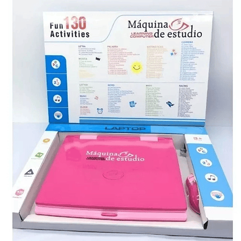 Computador Didáctico Infantil 130 Funciones – Bilingüe con Mouse