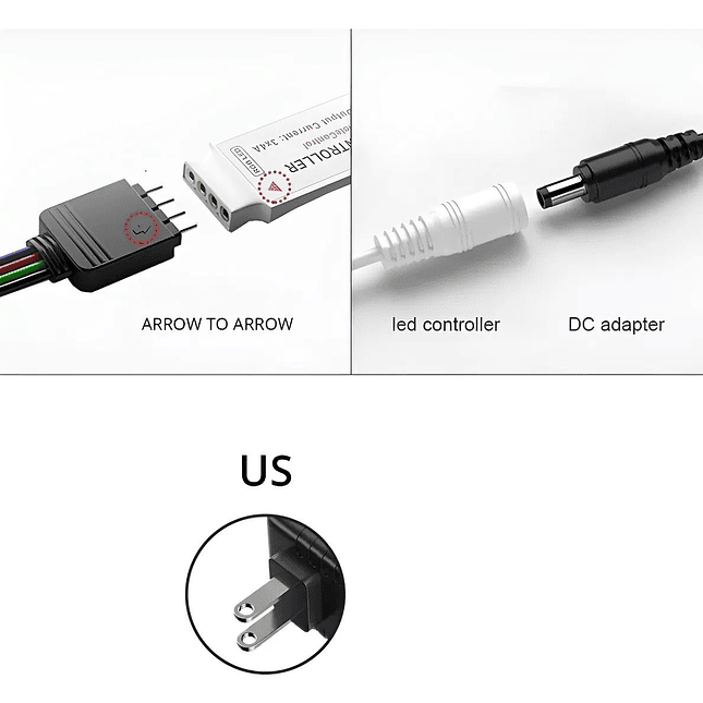 Tira de Luces LED RGB 5 Metros con Control Remoto 1