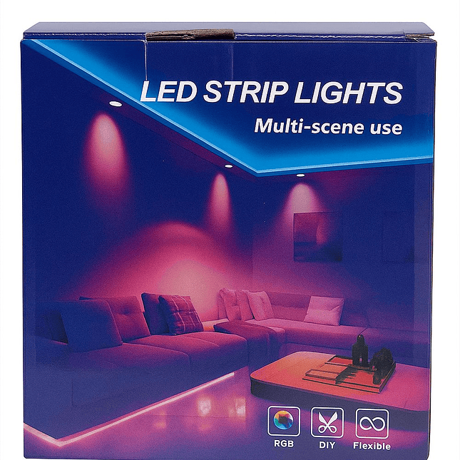 Tira de Luces LED RGB 5 Metros con Encendido y Apagado Táctil 1