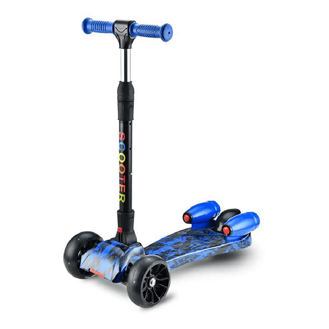 Scooter de Humo Infantil con Luces Música y Efecto humo  Plegable y Ajustable 3