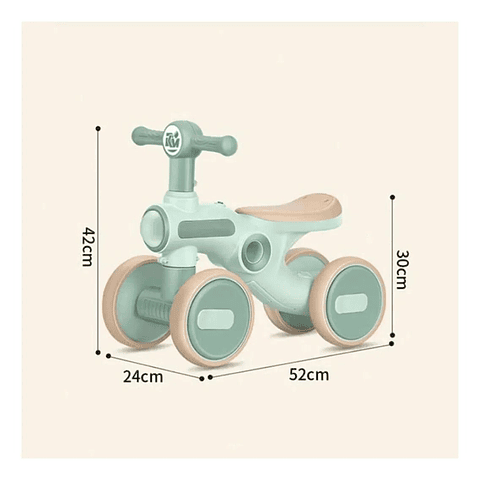 Triciclo Andador Buggy 1-3 Años con Música y Luces