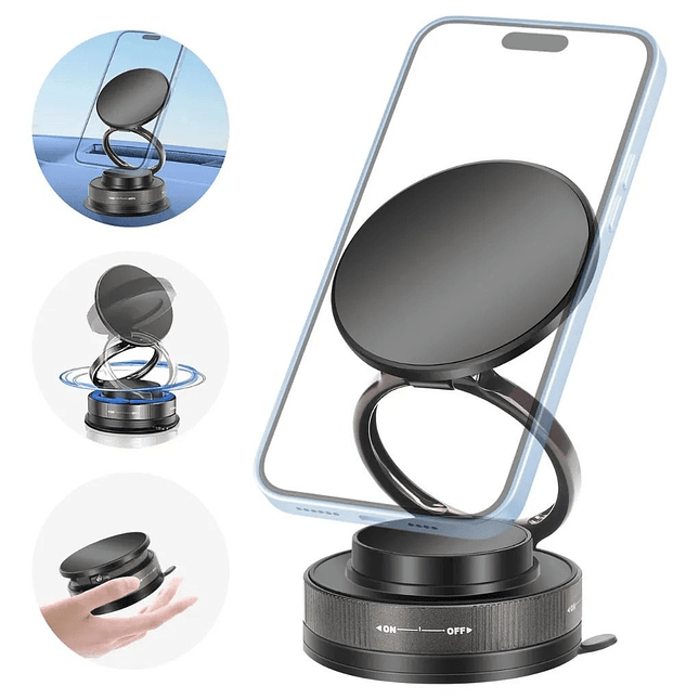 Soporte Magnético CCT28 para Celular  360° Giratorio 4