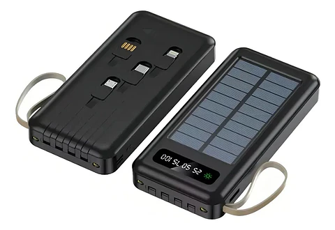 Power Bank Solar 20.000 mAh Negro