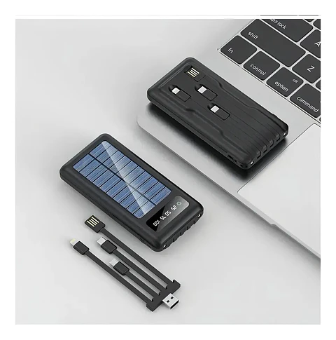 Power Bank Solar 20.000 mAh Negro