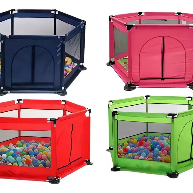 Piscina de Pelotas Infantil 1.2m x 60cm con 30 Pelotas - azul 1