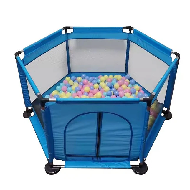 Piscina de Pelotas Infantil 1.2m x 60cm con 30 Pelotas - azul 2