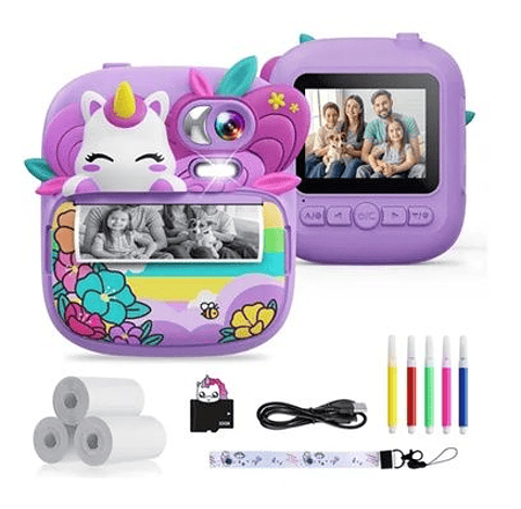 Cámara Infantil Instantánea con Impresora Térmica
