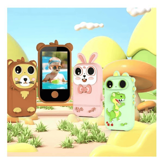 Cámara Celular para Niños Táctil  Diversión y Aprendizaje en un Solo Dispositivo - CAFE 3