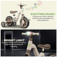 Triciclo Inteligente 2 en 1 con Luces LED y Música – Bebés y Niños Pequeños - Miniatura 4
