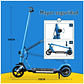 Patineta Eléctrica Plegable para Niños  Motor 180W Luces y Batería de Litio 24V - Miniatura 1
