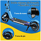 Patineta Eléctrica Plegable para Niños  Motor 180W Luces y Batería de Litio 24V - Miniatura 3
