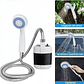 DUCHA ELÉCTRICA PORTÁTIL RECARGABLE  Ideal para Camping y Emergencias - Miniatura 1