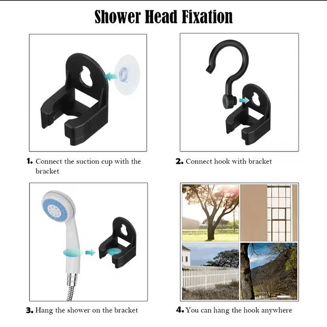 DUCHA ELÉCTRICA PORTÁTIL RECARGABLE  Ideal para Camping y Emergencias 3