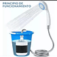 DUCHA ELÉCTRICA PORTÁTIL RECARGABLE  Ideal para Camping y Emergencias - Miniatura 4