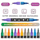 Marcadores Doble Punta 72 Colores con Purpurina - Miniatura 2