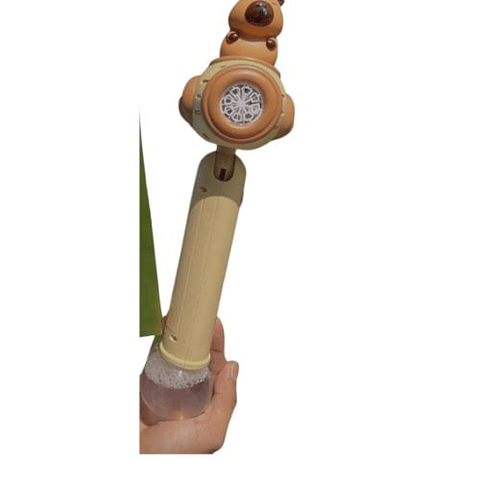 Pistola de Burbujas Capibara con Luces y Sonido – 100 ml – Modelo 059