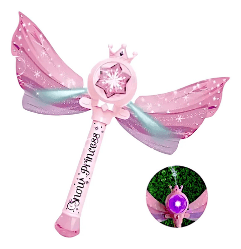 Varita Princesas Burbujero con Luces y Sonidos  Juguete Infantil