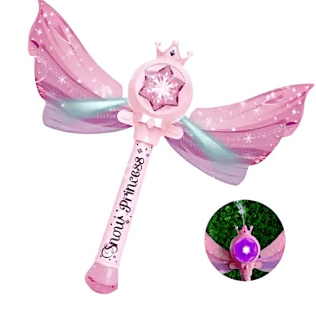 Varita Princesas Burbujero con Luces y Sonidos  Juguete Infantil 3