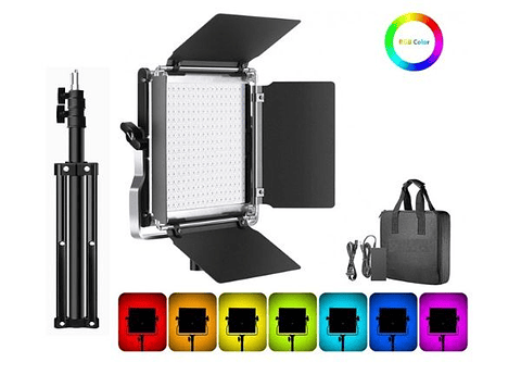 Luz de Estudio LED RGB 660 Pro + Trípode 2M